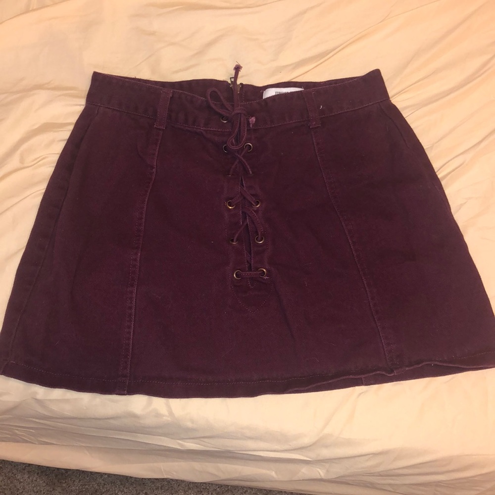 🌶 Burgundy Skirt 🌶